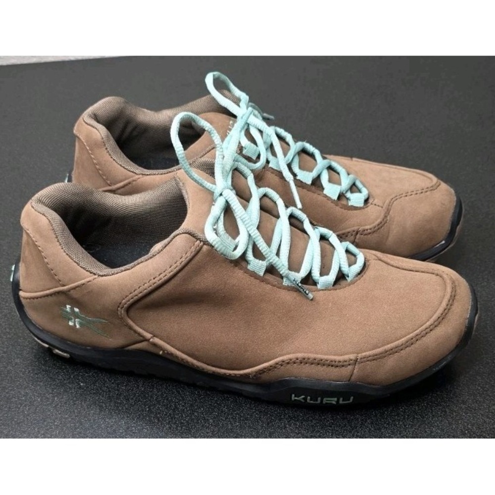 KURU Chicane Shoe Woman‎ 10W Brown Leather Lace Up Sneaker Hike Trail Outdoor
